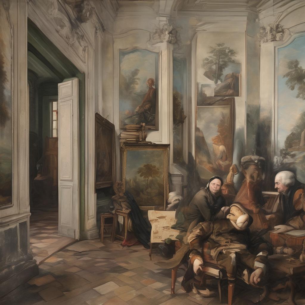 Η εξέλιξη του ύφους και των τεχνικών του καλλιτέχνη