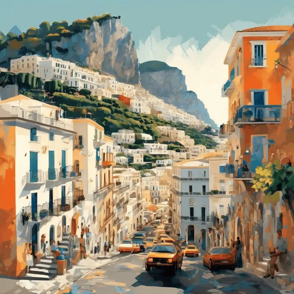 Street of Capri – Henrique Pousao